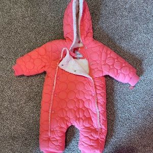 Size 12 month baby girl warm winter coverall.